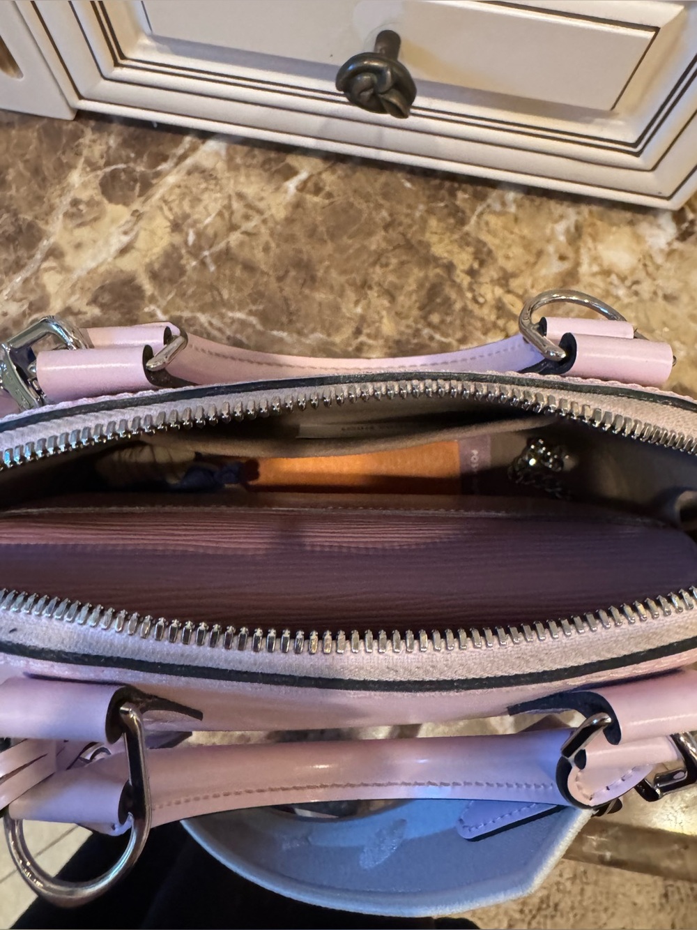 Louis Vuitton Pink Epi Alma BB with Matching Pink Wallet and Branded Strap - Picture 2 of 4
